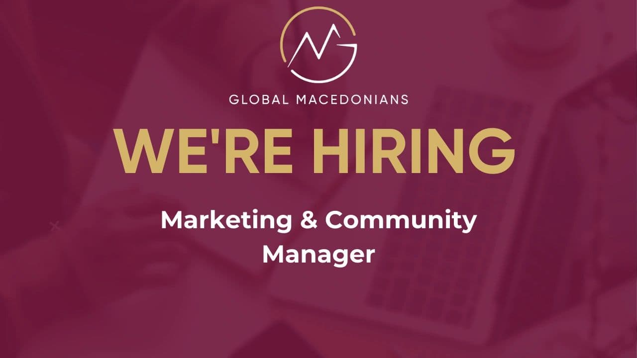 Join Global Macedonians as a Marketing & Community Manager